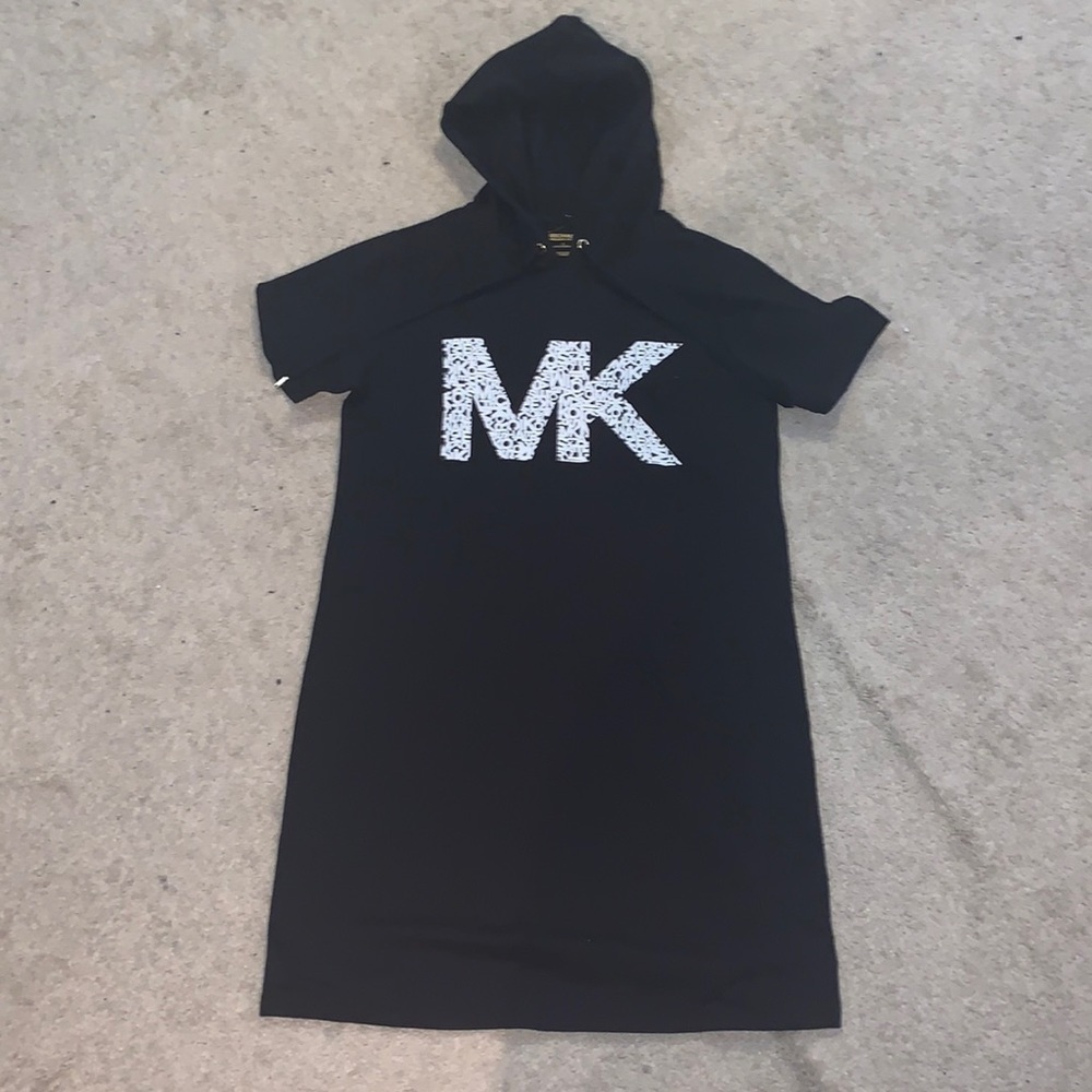Michael Kors Hooded Short Sleeve Dress